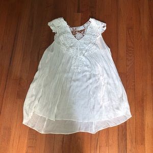 Flowy Crochet Sleeveless Top